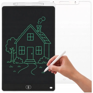 16" LCD zīmēšanas planšete ar irbuli, balta - draw