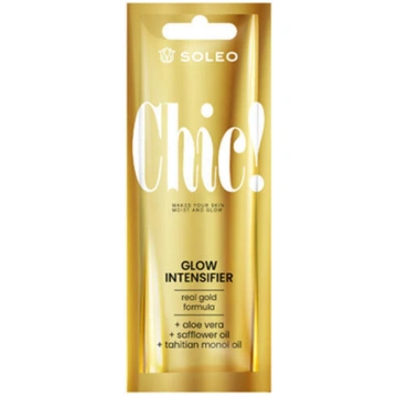 CHIC! 15 ml Solārija iedeguma krēms ar zeltu Soleo