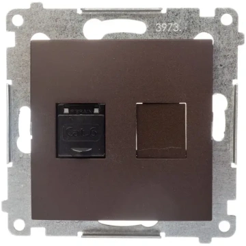 Kontakt-Simon Computer socket SIMON54 single RJ45 