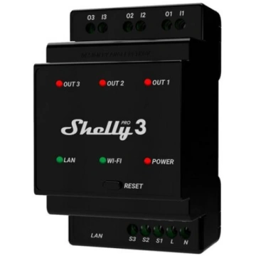Relejs Shelly Pro 3