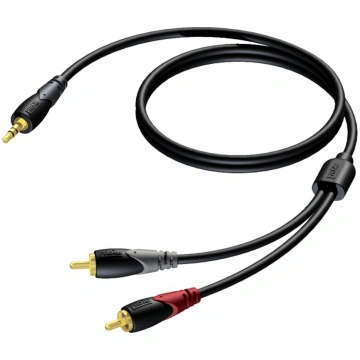 Kabel Procab Jack 3.5mm - RCA (Cinch) x2 1.5m czar