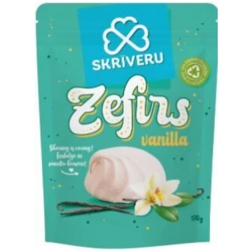 SKRĪVERU zefīrs ar vaniļas garšu 170g Skrīveru Sal