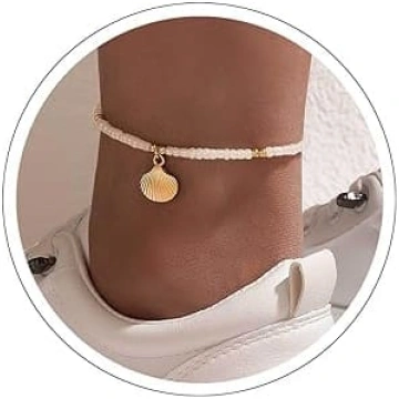 Inilbran Boho hipiju potītes rokassprādzes Scallop
