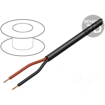 Wire: loudspeaker cable | 2x2,5mm2 | stranded | OF
