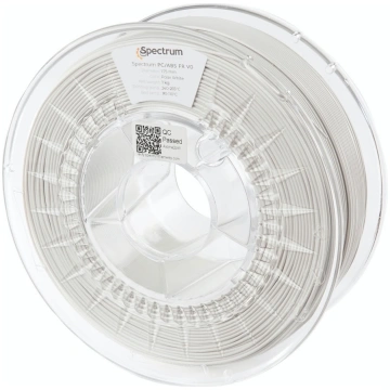 Spectrum PC/ABS FR V0 Ugunsdrošs Filaments WHITE 1