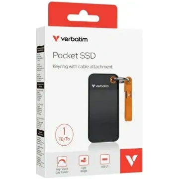 Verbatim 1TB Pocket SSD ārējais cietvielu diskdzin