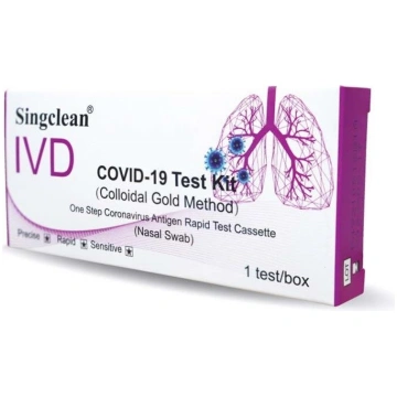 *Singclean ātrais SARS-CoV-2 COVID-19 paškontroles
