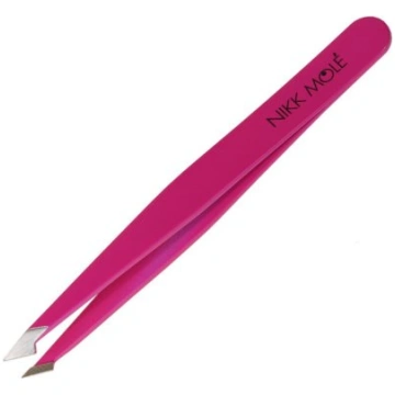 Nikk Mole Eyebrow Tweezers Pink and