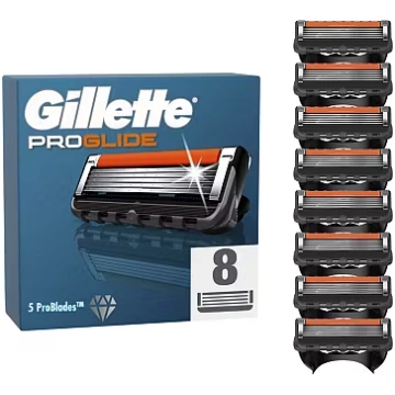 Gillette Fusion ProGlide Skuvekļa Rezerves Asmeņi 
