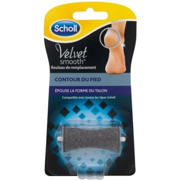 Pedicure Scholl Velvet Smooth Foot Contour Roller 