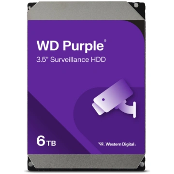 WD Purple WD64PURZ - hard drive - 6 TB - surveilla