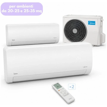 Midea Xtreme Pro Green Dual Split 4,1 kW 9.000+12.