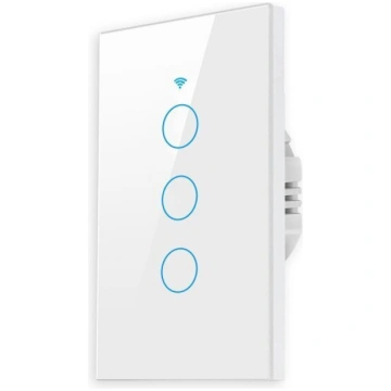 WiFi viedais sienas slēdzis, 3 slēdži ToParts4u