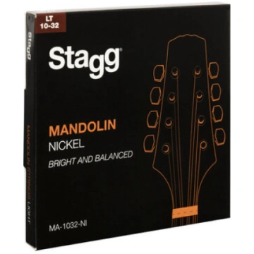 Mandolīnu stīgas Stagg MA-1032-NI .010-.032