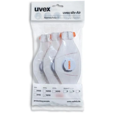 Face mask silv-Air Premium 5210 FFP2 folding mask 