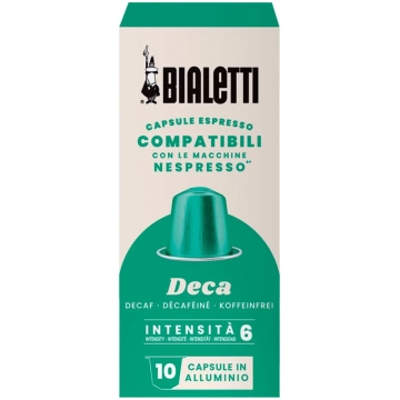 Bialetti - Nespresso Decaf - 10 kapsulas