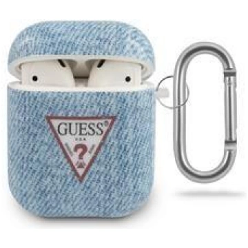 Maciņš austiņām Guess AirPods Denim Triangle Case