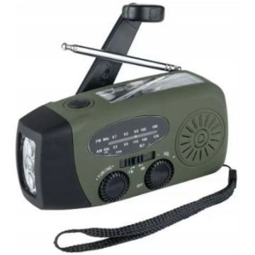 Fosco Outdoormen Edit emergency radio. Solar-Dynam