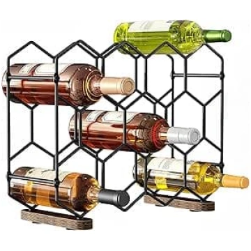 Nuovoware Countertop Wine Rack, 14 pudeļu brīvi st