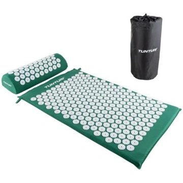 Tunturi Acupressure Mat And Pillow, Green