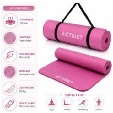 Frogeez Fitness Mat Art.ACT0018 Pink Vingrošanas p