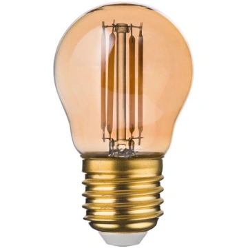 LED spuldze AMBER G45 E27/4,5W/230V 2200K TK Light