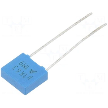 Capacitor: polyester | 0.1uF | 40VAC | 63VDC | 5mm