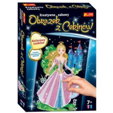 RANOK Ranok Cekinowy obrazek. Królewna - dekoratīv