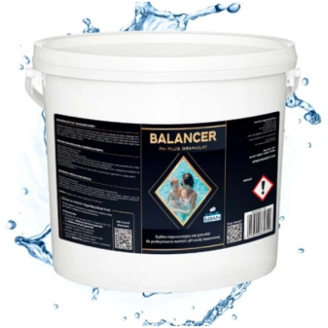 Balancer pH Plus 5 kg granulāts peldbaseina ūdens 