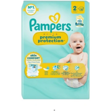 Pampers Premium protection 2 (4-8kg) 35 gab