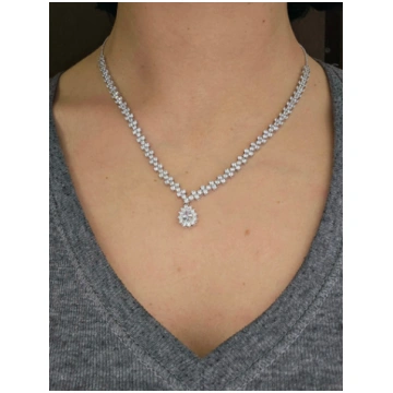Collana Tennis Drop