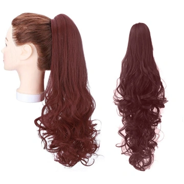 Extension Coda Capelli Rossi VANESSA con Clip Cape