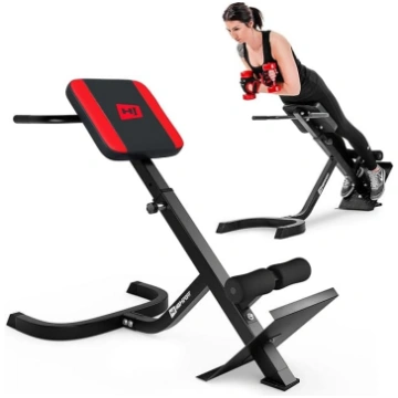 Hop-Sport muguras trenažieris Hyperextension 45 ° 