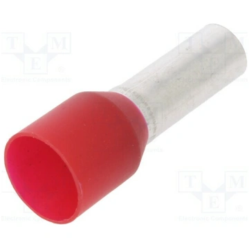 Tip: bootlace ferrule; insulated; 10mm2; 12mm; tin