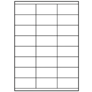 Logo label 70mm x 36mm A4 matte white 10 pcs. ( 85