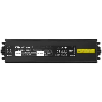 Qoltec LED Driver IP67 100W | 12V | 8.3A | Waterpr