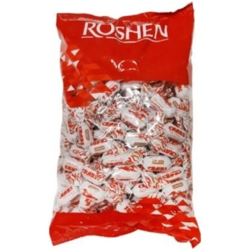 Roshen karamele ar kakao un zemesriekstu pildījumu