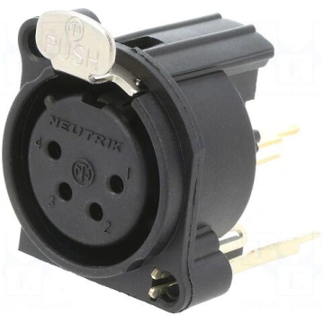 Connector: XLR | socket | female | PIN: 4 | straig