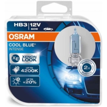 Osram Spuldžu komplekts 9005CBI-HCB HB3 COOL BLUE 
