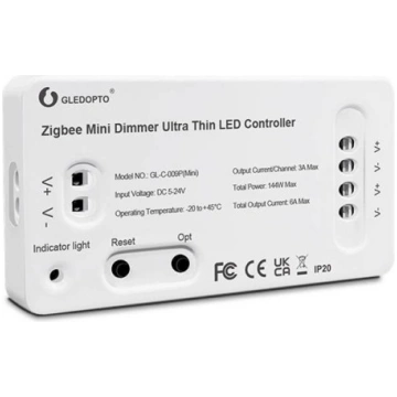 Ultra Mini kontrolieris LED DIM GL ZigBee HUE TUYA
