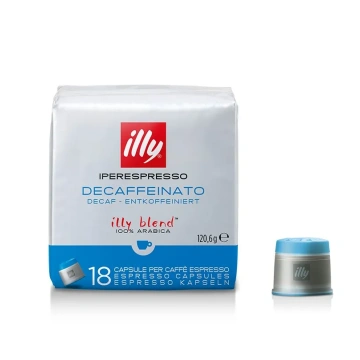 18 Iperespresso Capsule illy tostato Decaffeinato