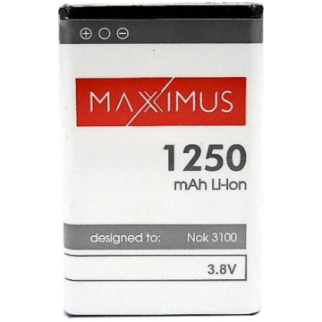 Bateria Maxximus Nokia 3100 1250mAh Li-Ion 3650/31