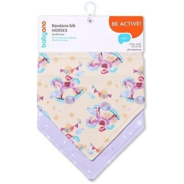 Lacīte-šalle BabyOno 2 gab., zirgi, 879/15