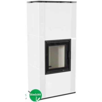 Krāsns Kratki NADIA8, ar baltiem podiņiem, 7kW
