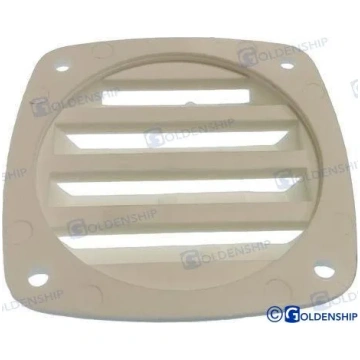 Ventilācijas reste -balta -neilons 84 x 84 mm (GS3