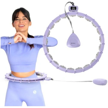 Vingrošanas aplis HHM14 HULA HOOP VIOLET MAGNETIC 