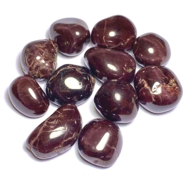 Tumbled red garnet - S / Standard