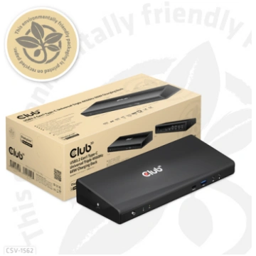 Club3D 4K ChargingDock USB-C ->6xUSB3/2xDP/HDMI/LA