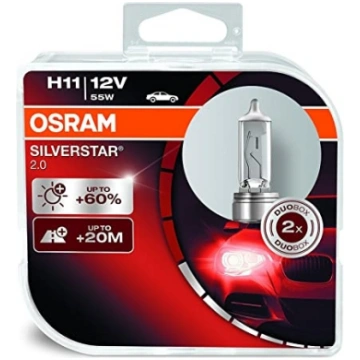 OSRAM H11 Spuldžu komplekts Silverstar BOX 2 gab. 