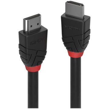 Lindy Black Line HDMI cable with Ethernet - 50 cm 